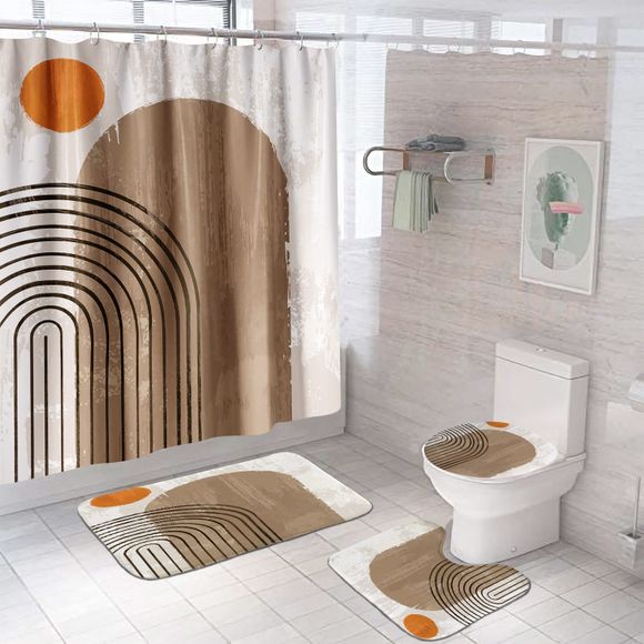 Charlene - Abstract Shower Curtain Set