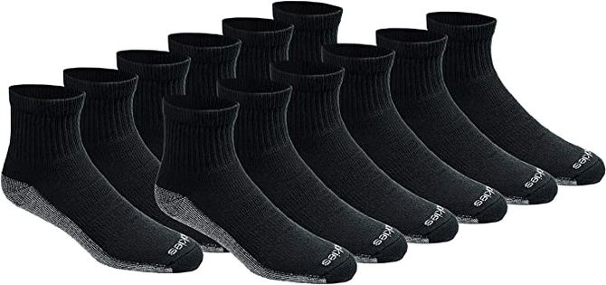 Charlene - Dickies Men's Dri-Tech Moisture Control Quarter Socks Multi-Pack 
