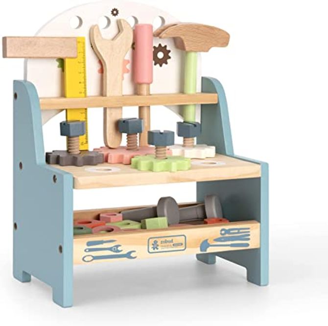 Charlene - ROBUD Mini Wooden Play Tool Workbench