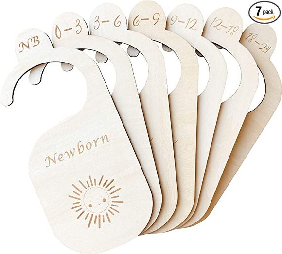 Charlene - The Original Wood Baby Closet Dividers by The LoLueMade Company 