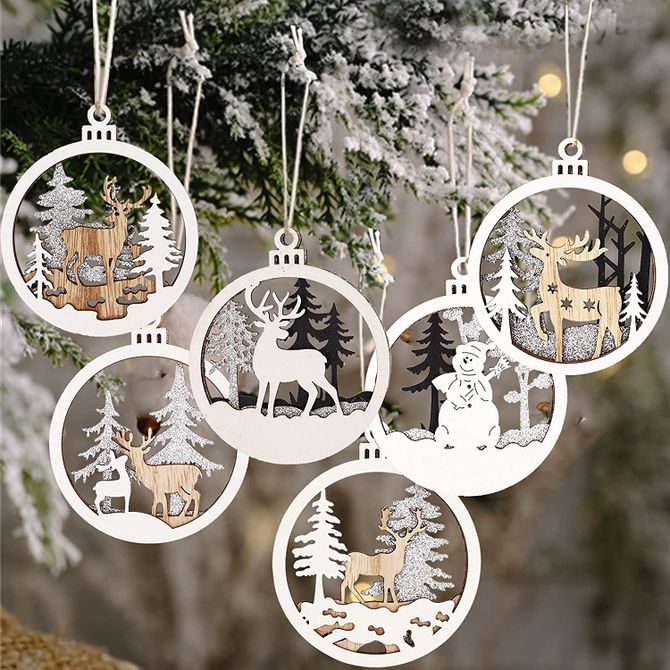 Charlene - Christmas Wooden Ornaments
