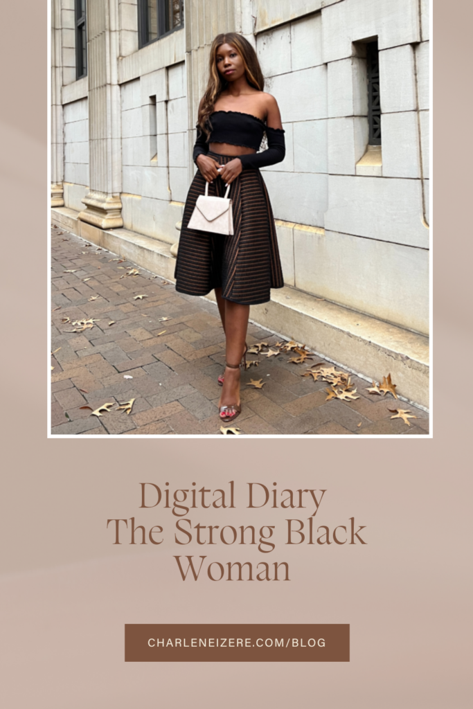 Charlene Izere - Digital Diary
long black skirt and black crop top